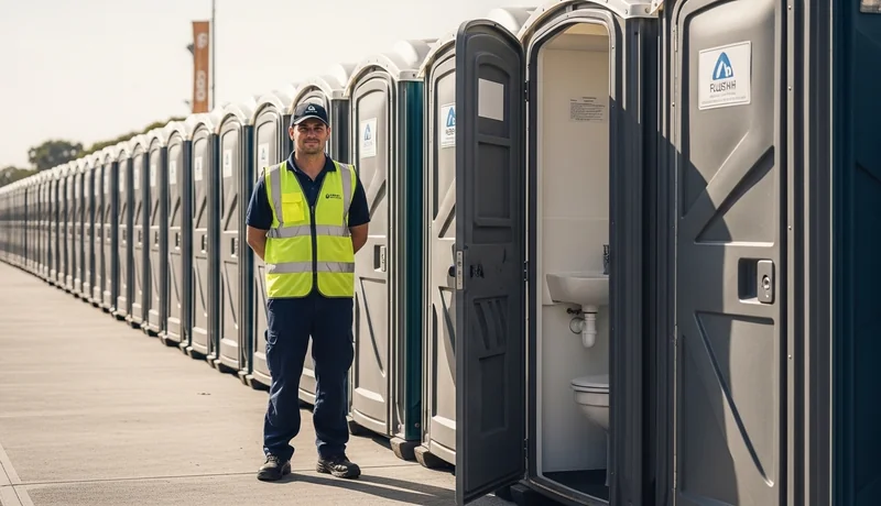 Deluxe Flushable Porta Potties services in Amarillo.