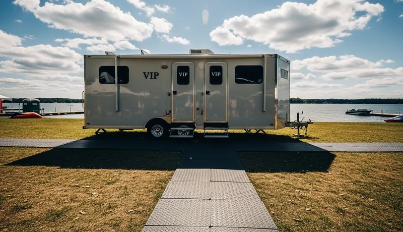 Vip Restroom Trailers services in Burrillville.