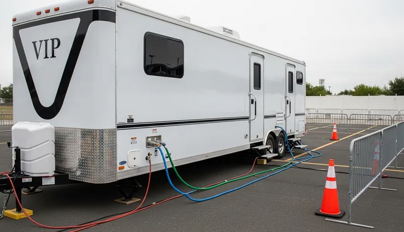 Vip Restroom Trailers services in Conway.