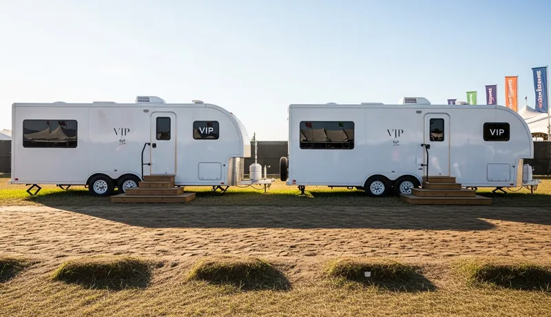 Vip Restroom Trailers services in Greenville.