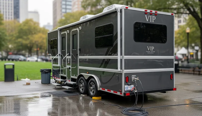 Vip Restroom Trailers services in Johnston.