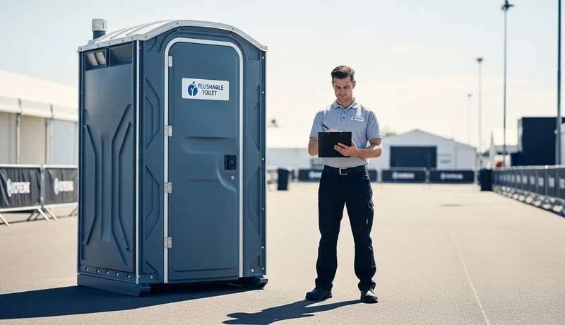 Deluxe Flushable Porta Potties services in Middletown.
