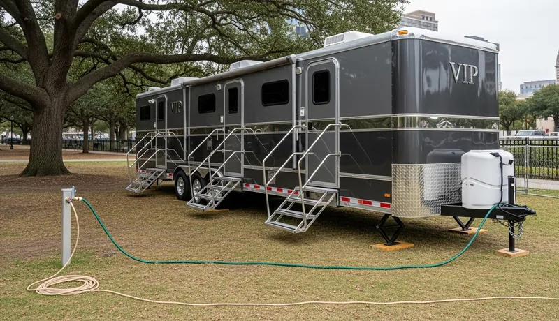 Vip Restroom Trailers services in Mount Pleasant.